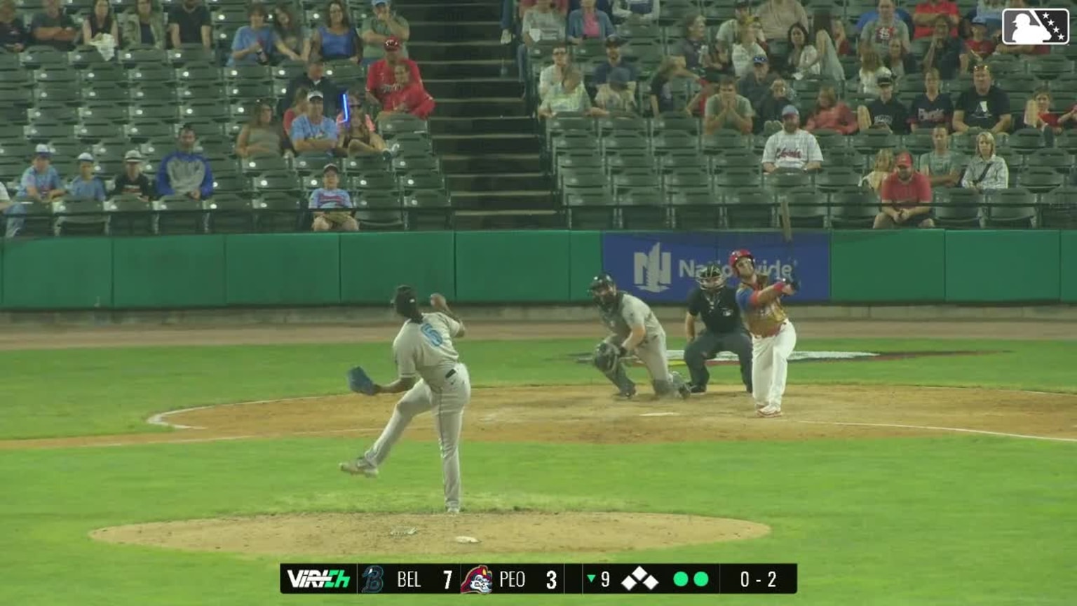 Xavier Meachem strikes out his third batter | 07/20/2024 | MiLB.com