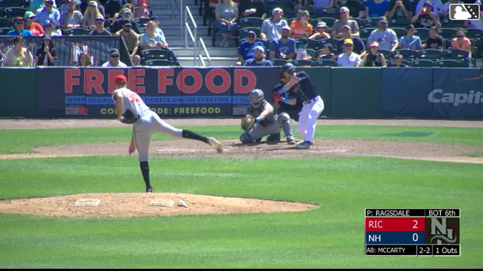 Carson Ragsdale's eighth strikeout | 06/16/2024 | Flying Squirrels