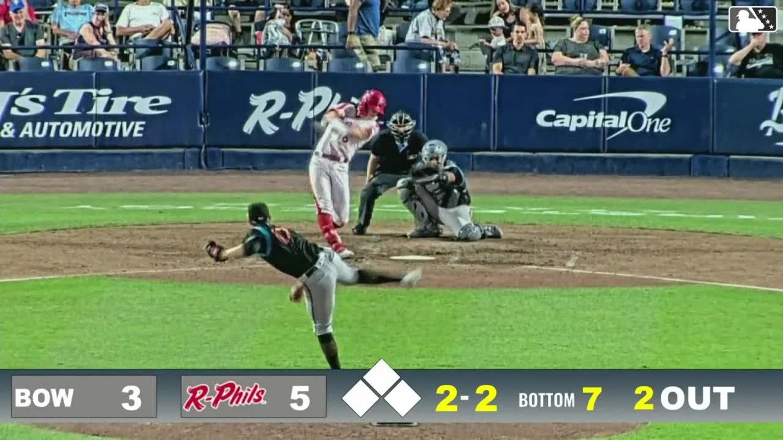 Caleb Ricketts' solo homer 06/26/2024 Fightin Phils