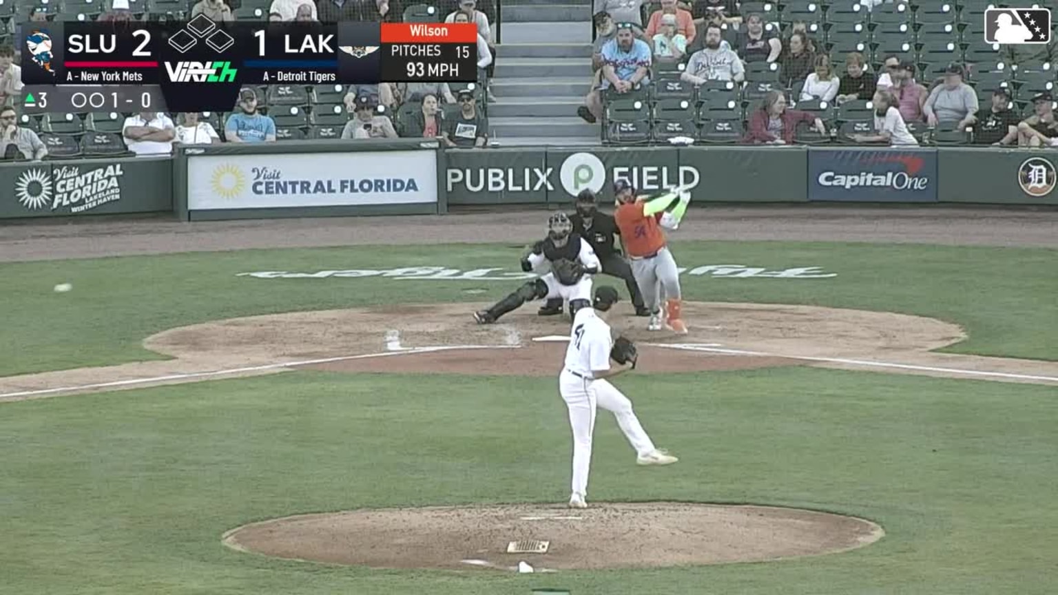 Francisco Alvarez's single  | 04/10/2025 | MiLB.com