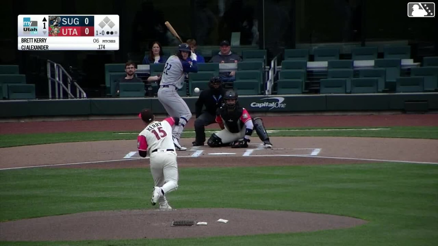 CJ Alexander homers (5) on a fly ball to center field. | 04/16/2026 ...