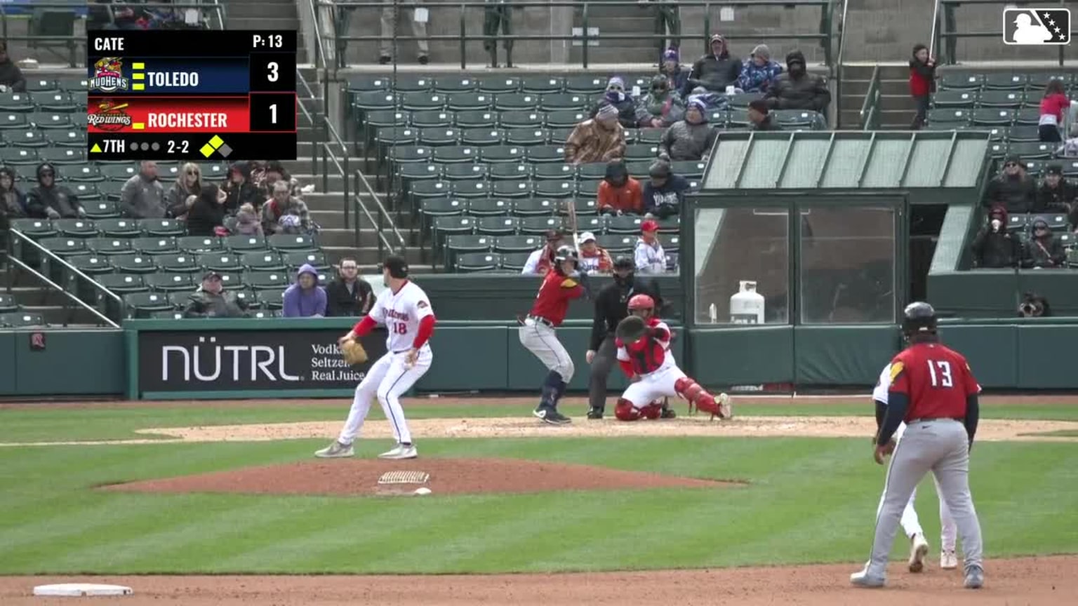 Jace Jung's tworun single 04/20/2024 Mud Hens