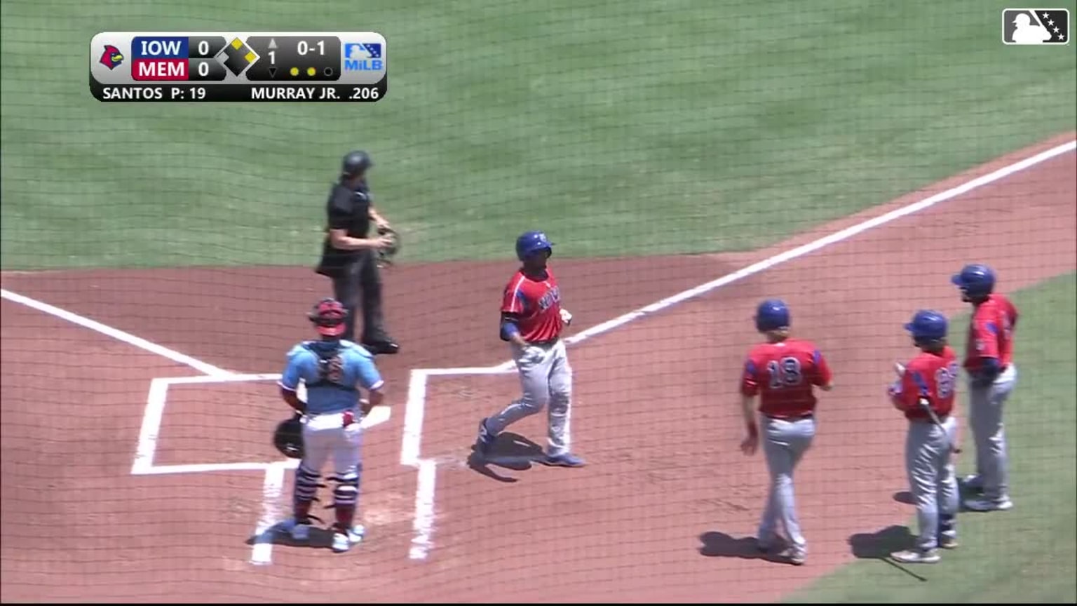 BJ Murray Jr.'s threerun home run 07/21/2025 Cubs