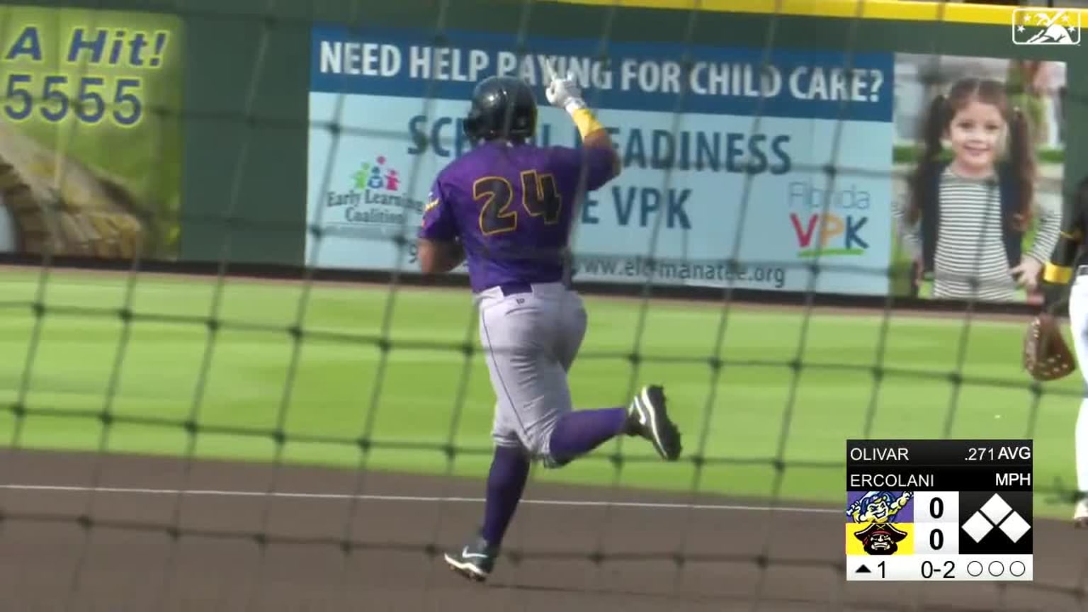 Ricardo Olivar's solo home run 07/20/2023 Mighty Mussels