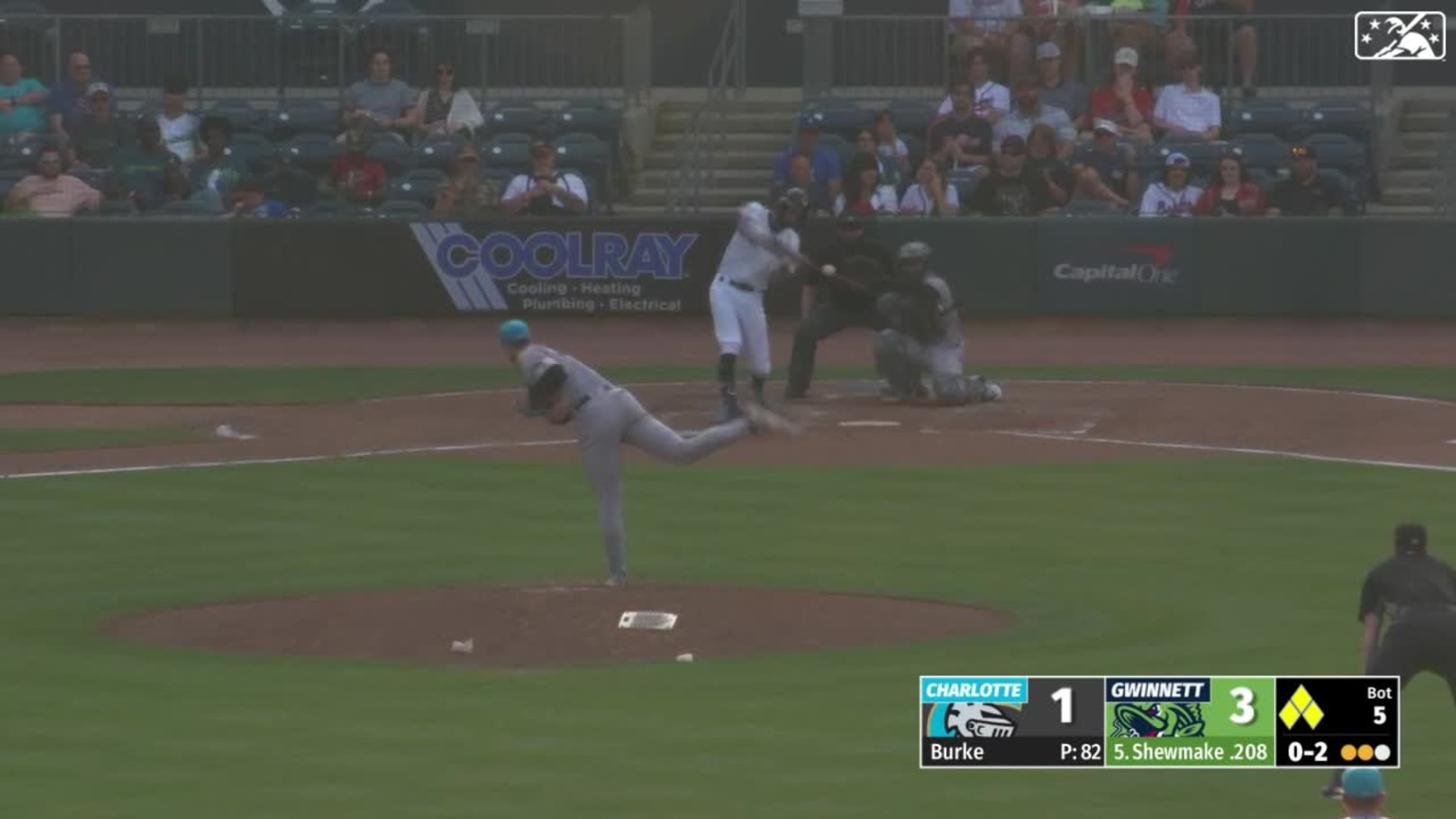 Braden Shewmake's tworun single 06/11/2023 Stripers