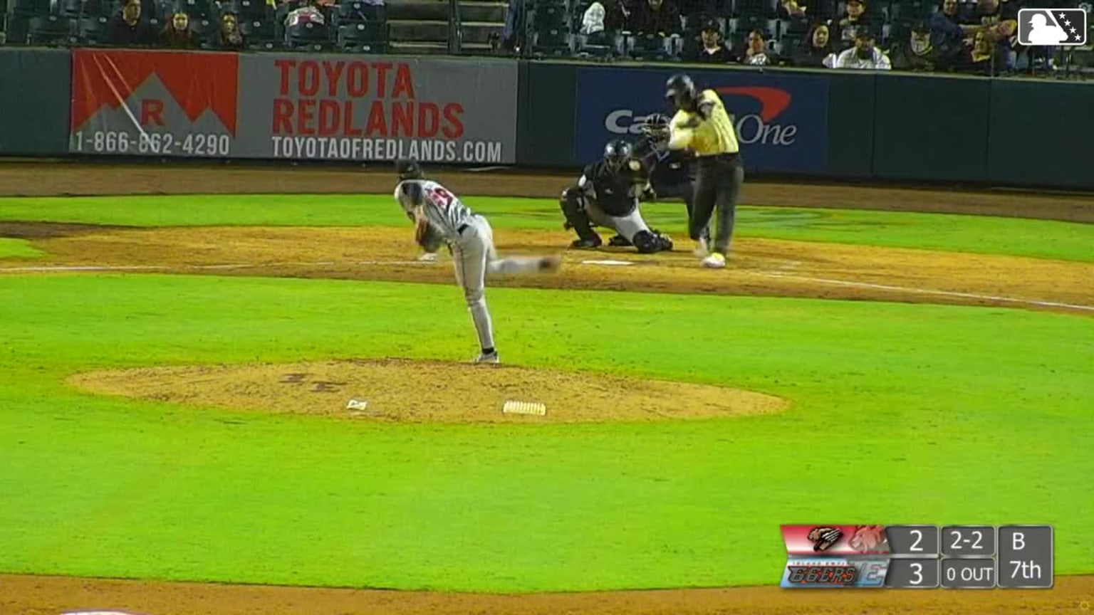 Jack Mahoney picks up his ninth strikeout | 05/04/2024 | Grizzlies