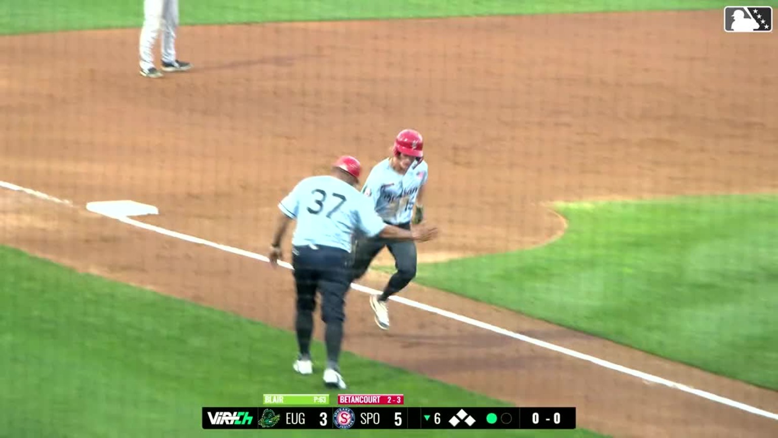 Jack Blomgren's solo homer 06/22/2024 Indians