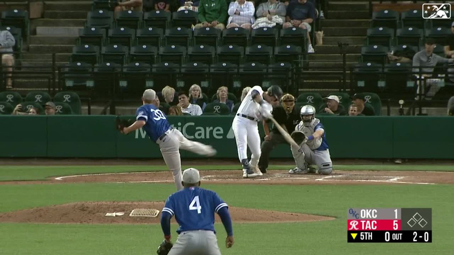 Zach DeLoach's homer, 09/01/2023