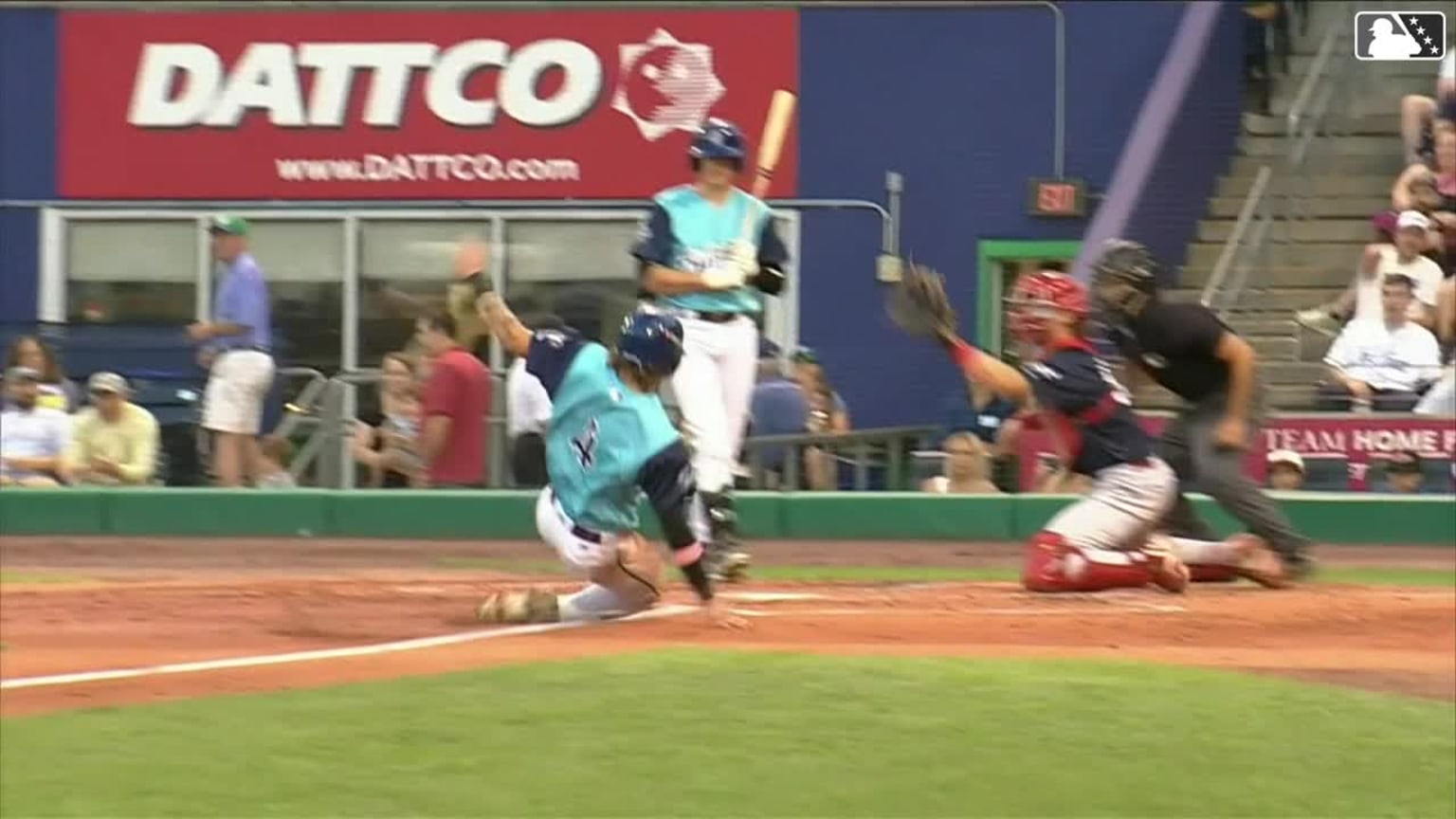Cole Carrigg steals home | 08/02/2025 | Yard Goats