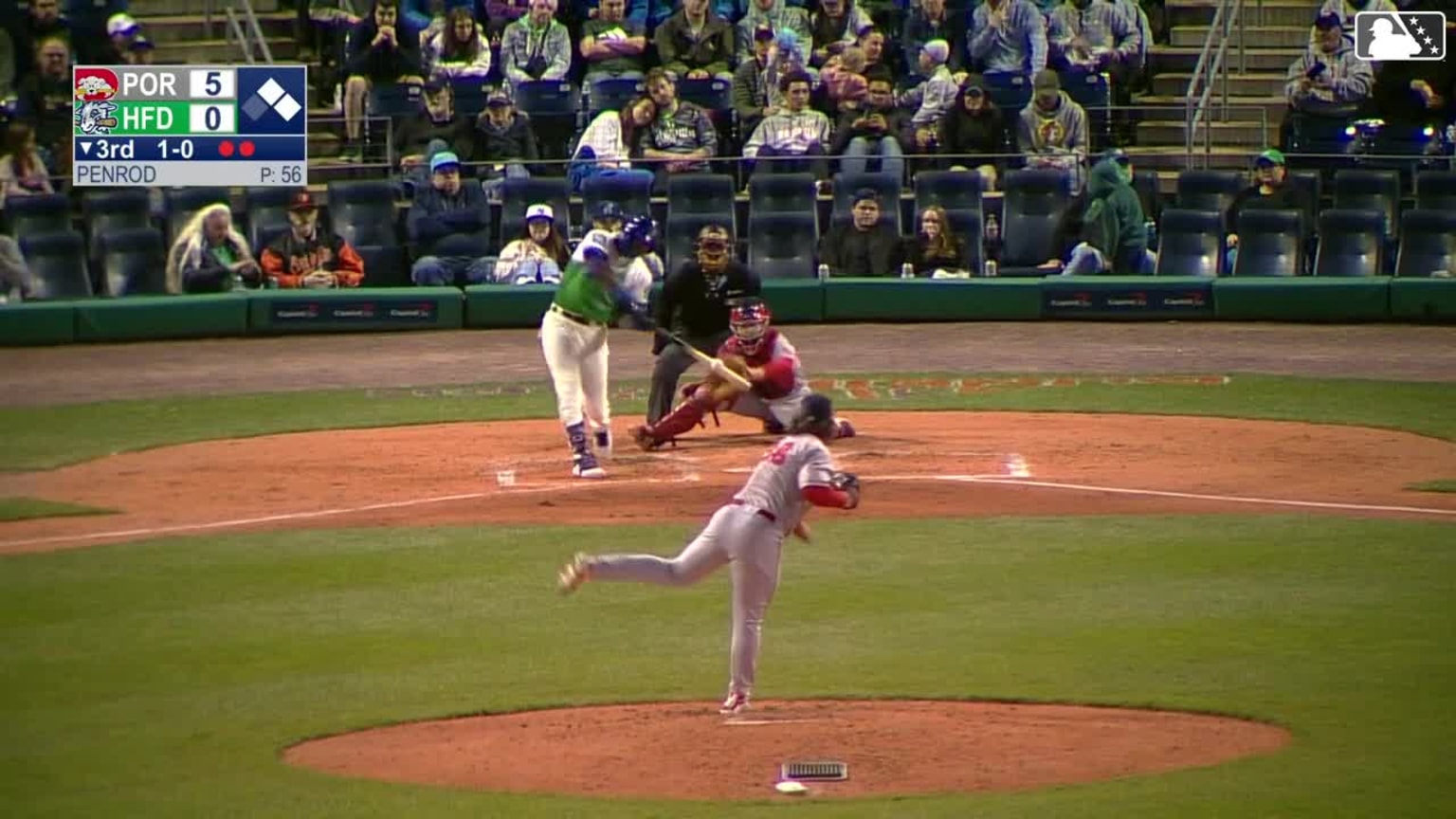 Yanquiel Fernandez crushes a three-run home run | 04/25/2024 | Yard Goats