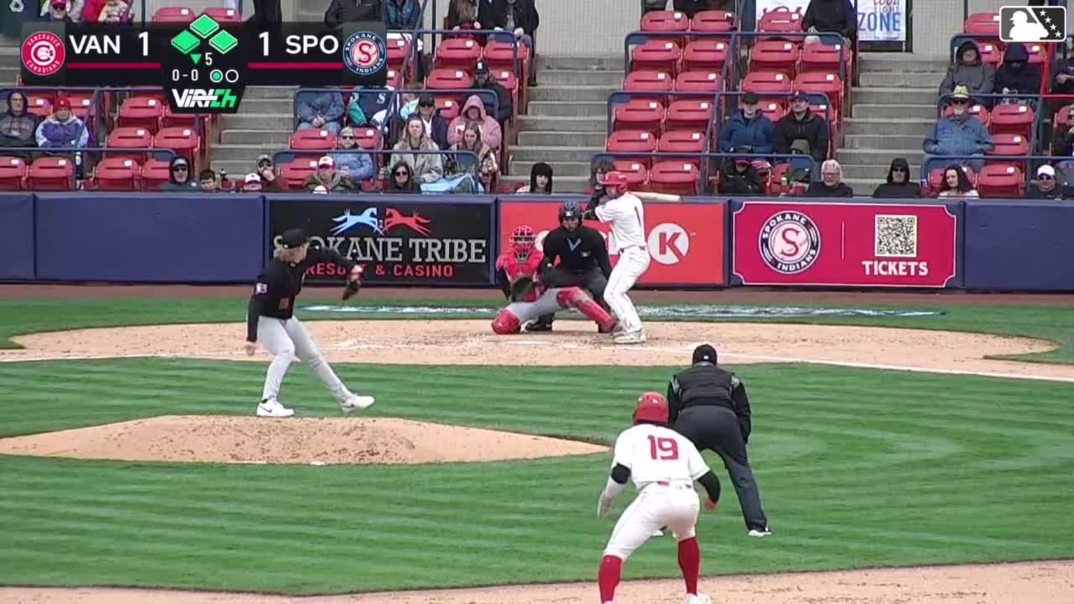 Austin Cates Ball to Jacob Humphrey | 04/14/2026 | Indians