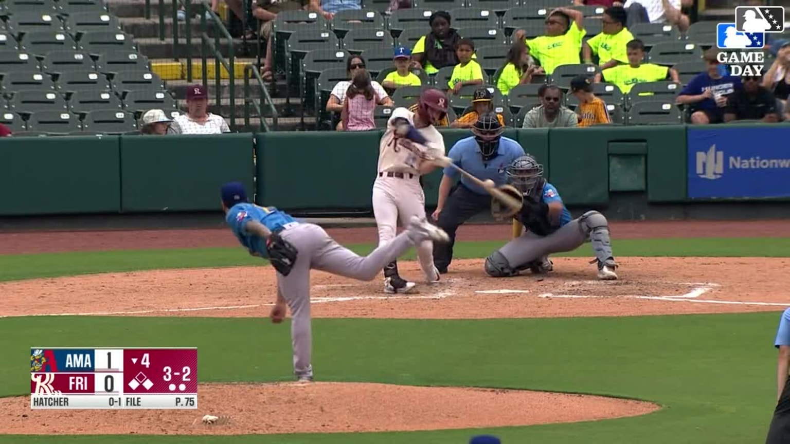 Josh Hatcher's two-run triple | 06/11/2024 | RoughRiders