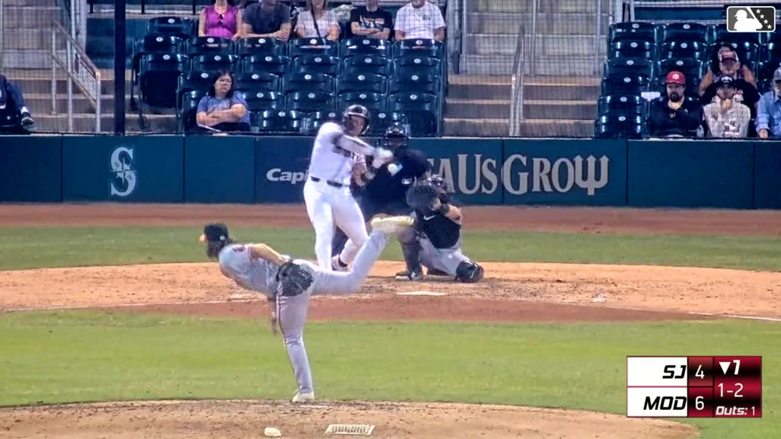 Shane Rademacher's seventh strikeout | 08/21/2024 | Giants