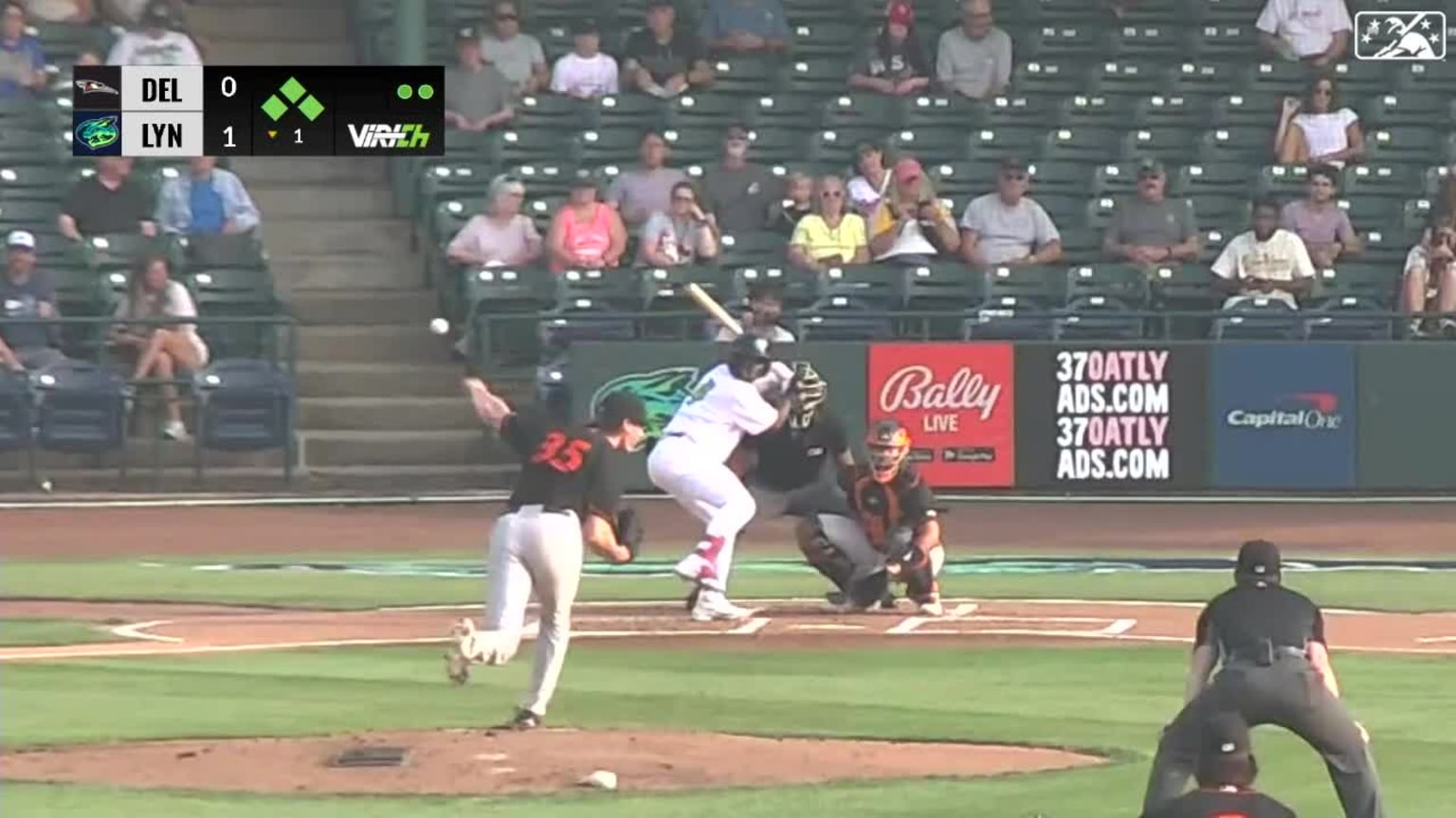 Jared Beck's first K of the night | 06/29/2023 | MiLB.com