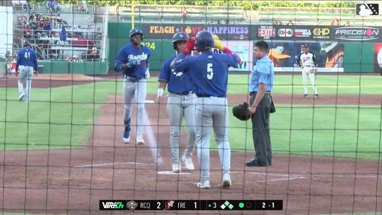 Josue De Paula's threerun home run 06/16/2024 Quakes
