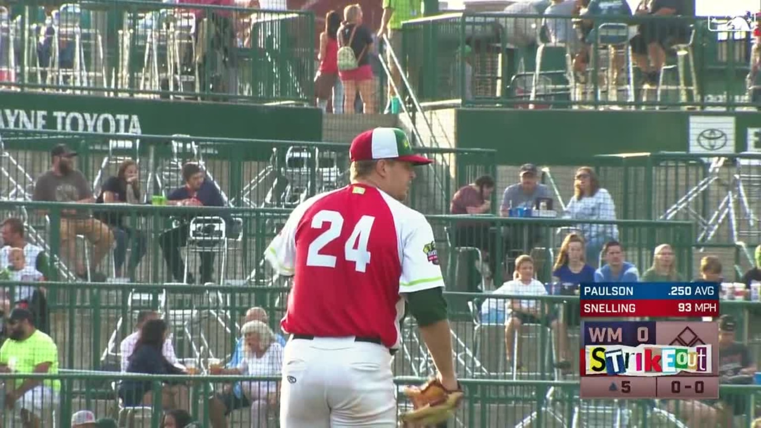 Robby Snelling's fifth strikeout 07/09/2023 TinCaps