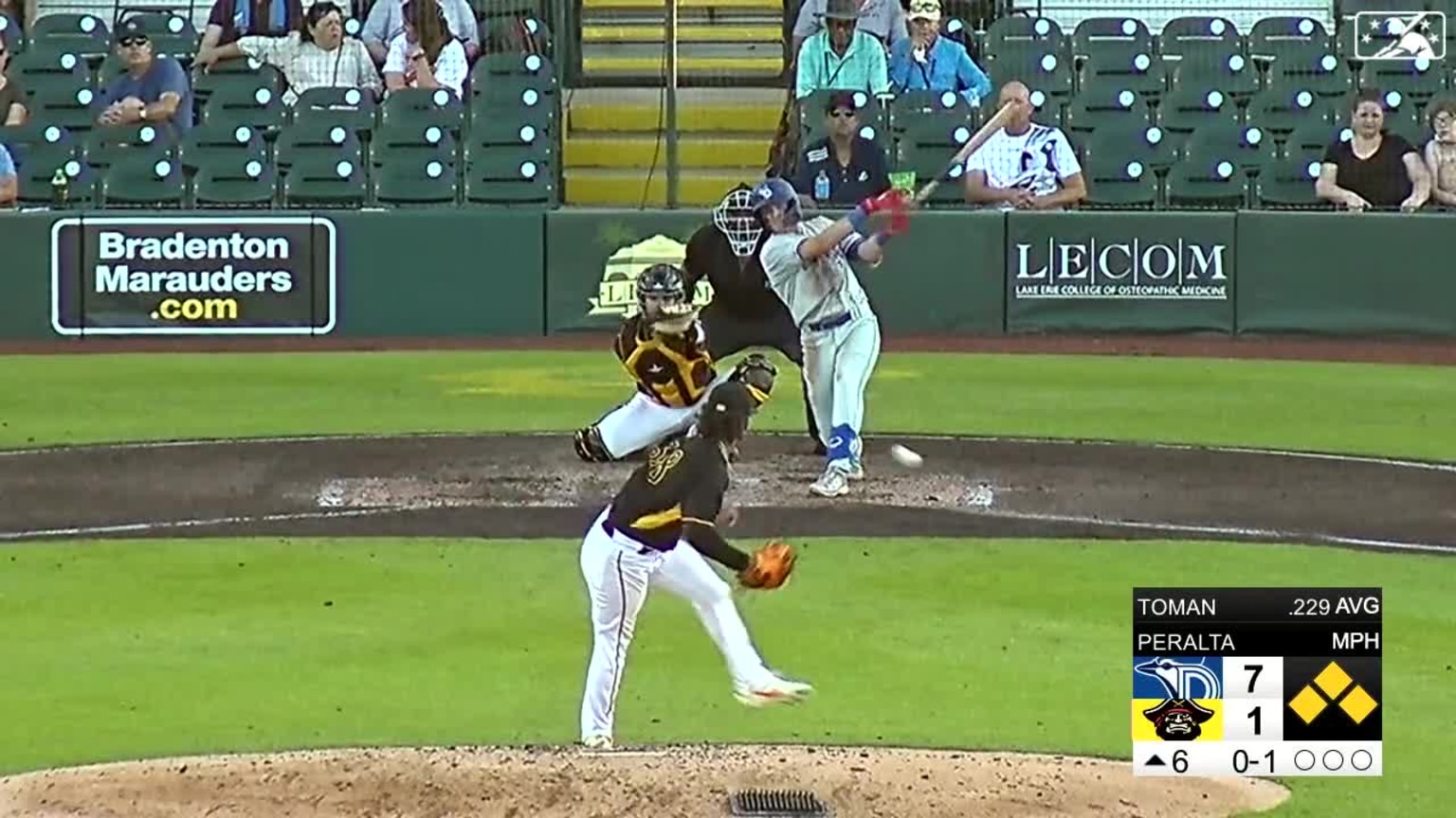 Tucker Toman's tworun single 06/09/2023 Blue Jays