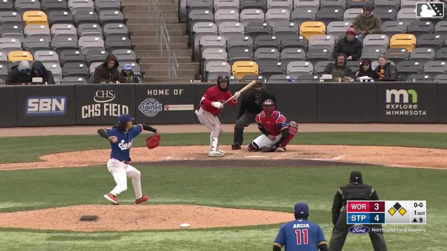 Marco Raya In play, run(s) to Tsung-Che Cheng | 04/01/2026 | MiLB.com
