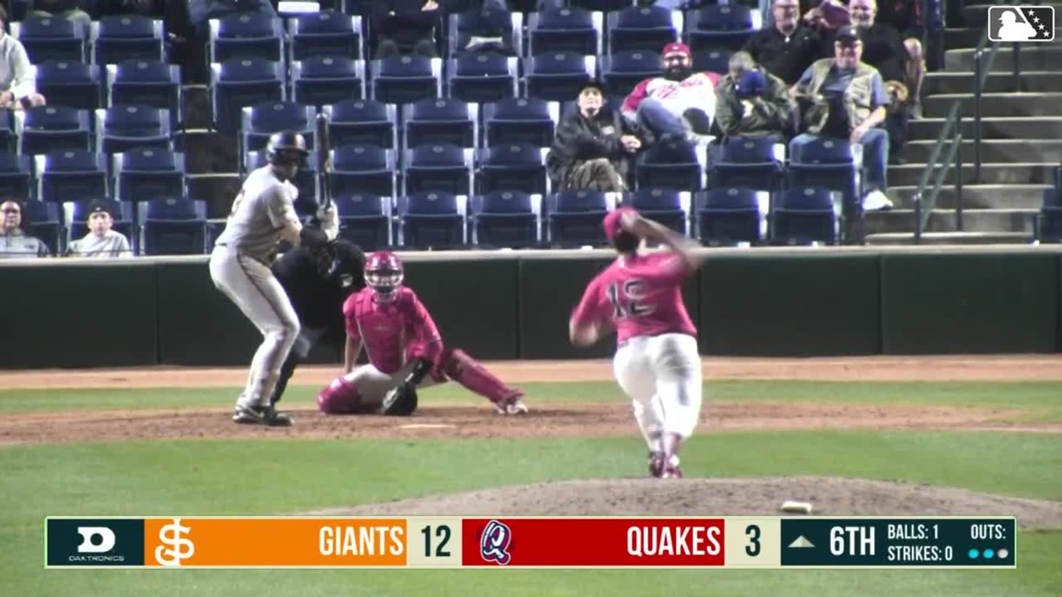 Cam Maldonado homers (3) on a fly ball to center field. | 04/17/2026 ...