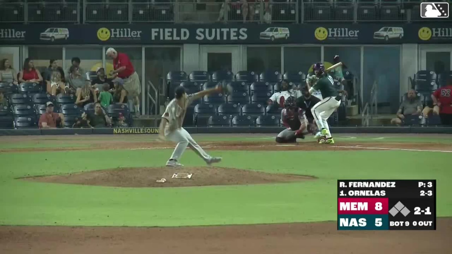 Jonathan Ornelas homers (10) on a line drive to left field. | 09/19 ...