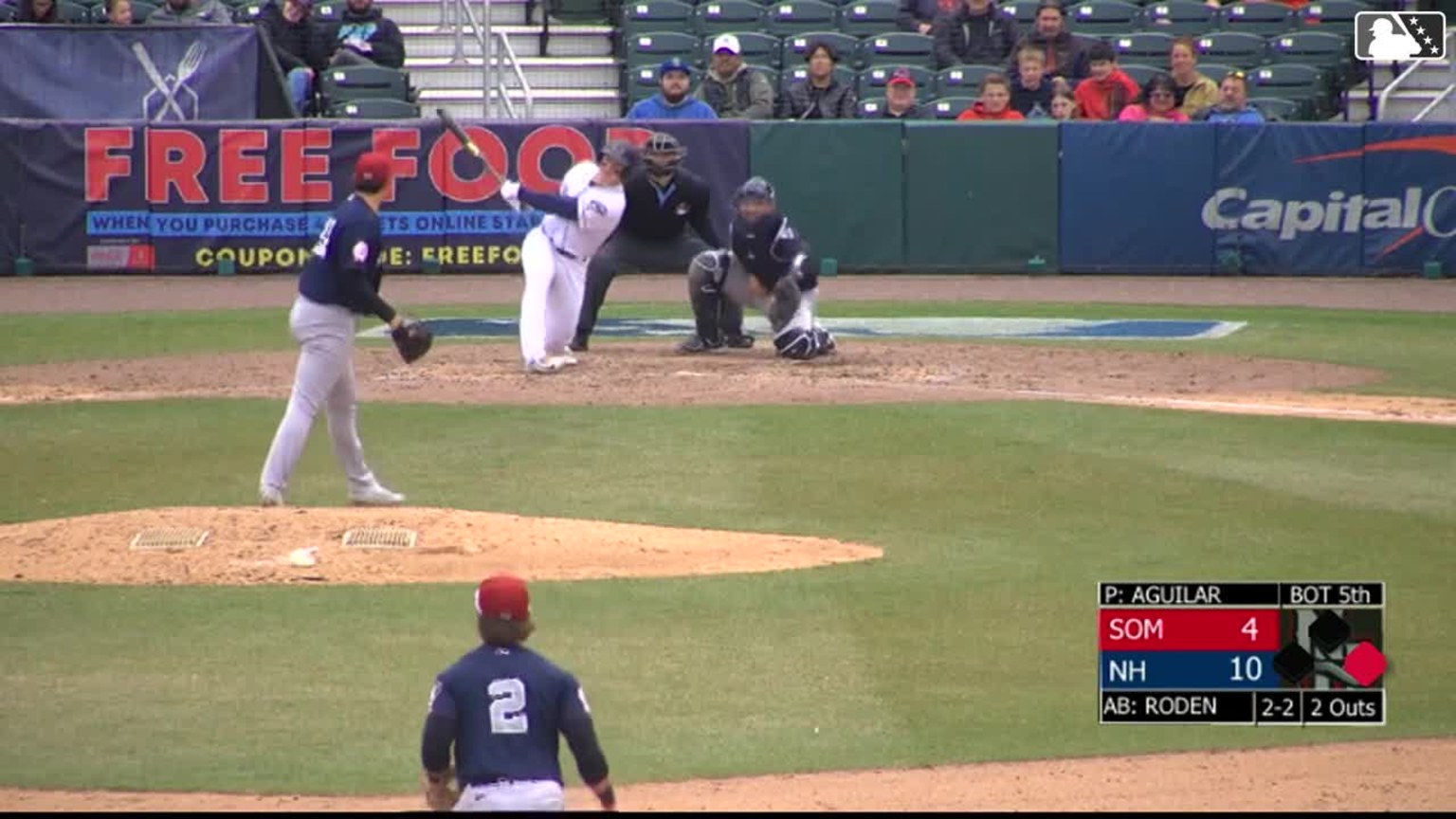 Alan Roden hammers his second home run of the game | 04/14/2024 | MiLB.com