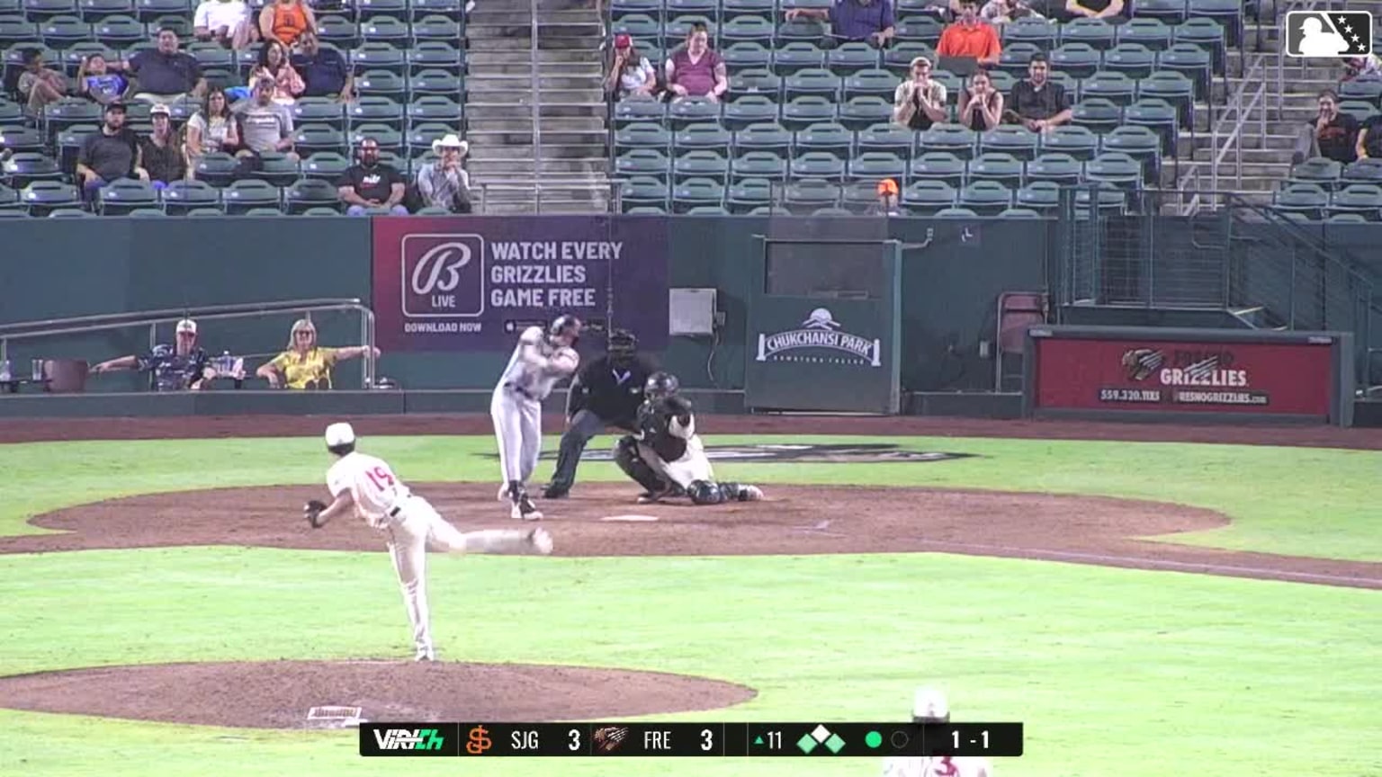 Zander Darby's three-run go-ahead homer | 09/07/2024 | Giants