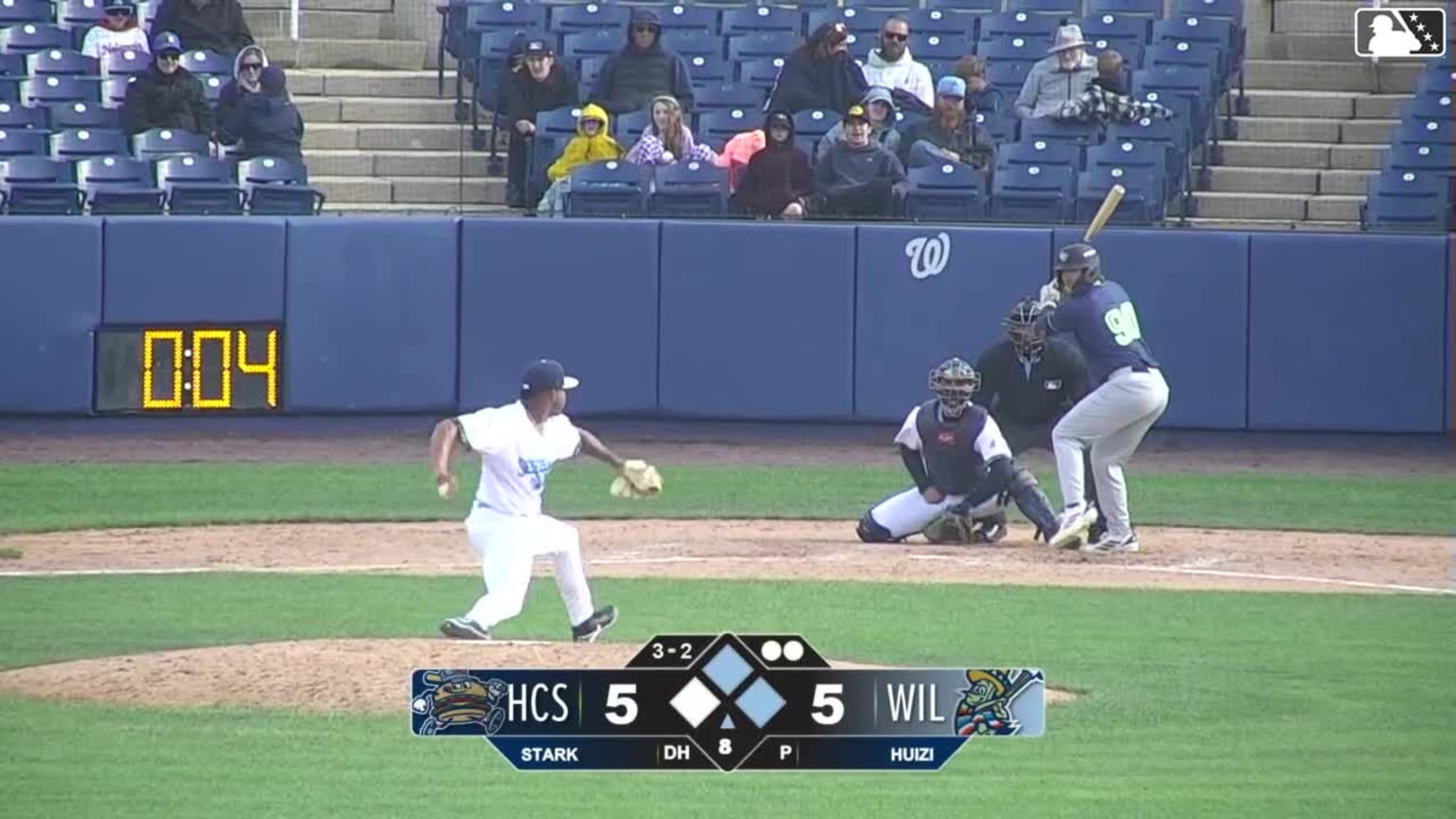 Cal Stark walks. Arturo Disla scores. Rafe Perich to 2nd. Wild pitch by ...