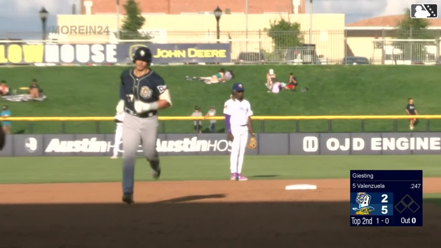 Brandon Valenzuela's sixth home run 06/20/2024 Missions