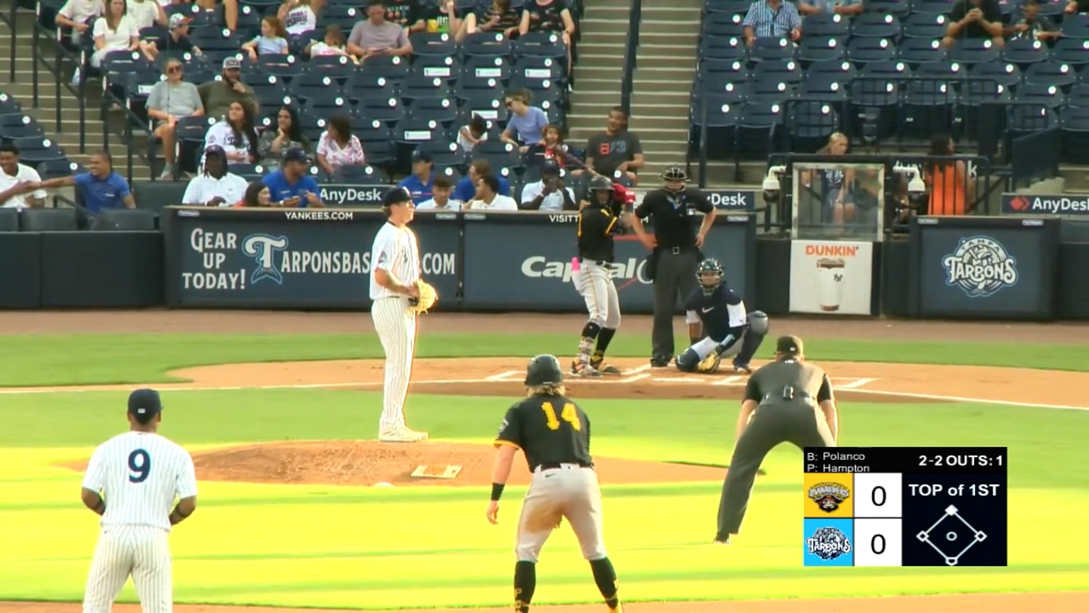 Chase Hampton's three strikeouts 07/20/2024 Tarpons