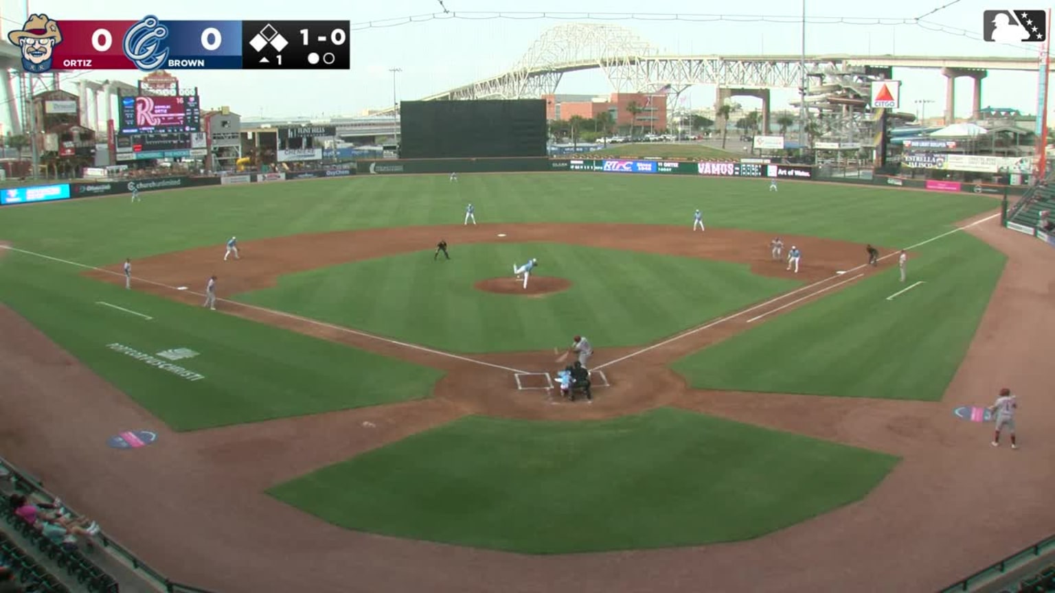 Abimelec Ortiz's threerun homer 05/01/2024 RoughRiders