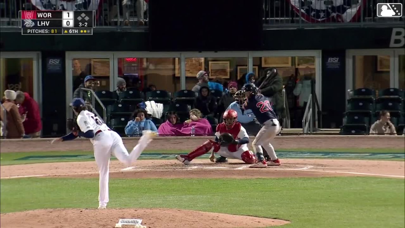 Tyler Phillips records his final K on Opening Day 03/30/2024 IronPigs