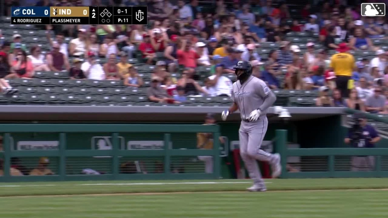 Johnathan Rodriguez's solo home run | 06/09/2024 | Clippers