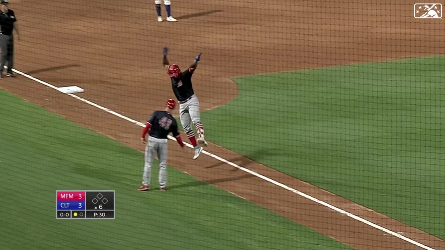 Cesar Prieto's third home run, 08/09/2023