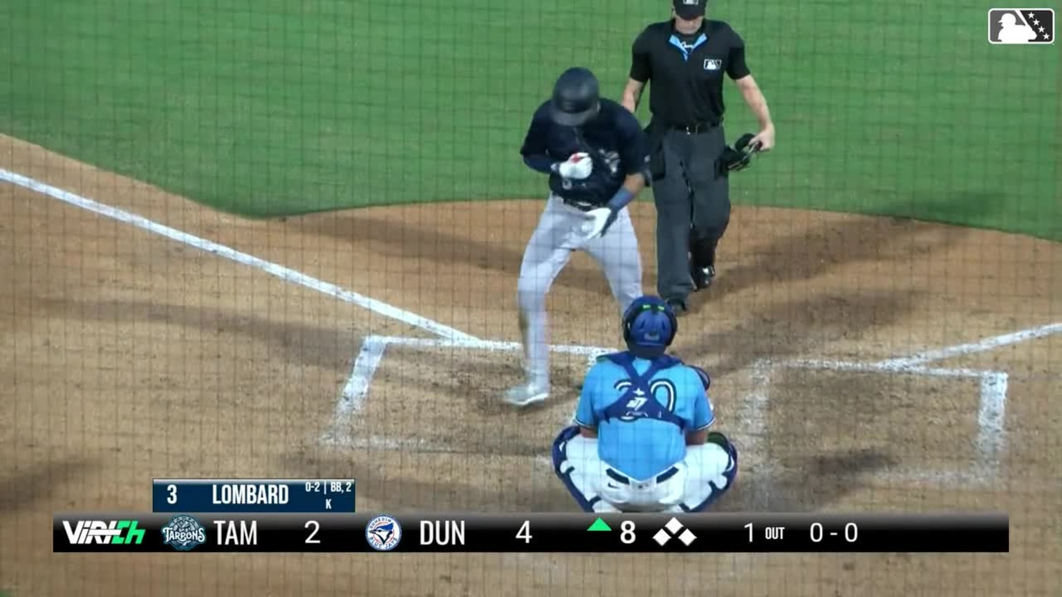 Lombard Jr. hits a solo home run 07/10/2024 Tarpons