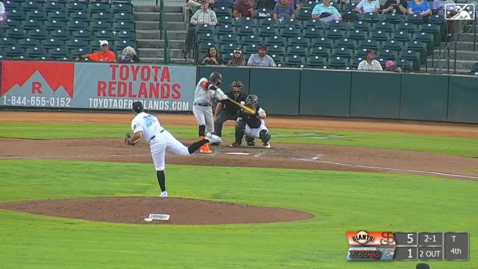 Diego Velasquez's seventh homer | 08/03/2023 | Giants