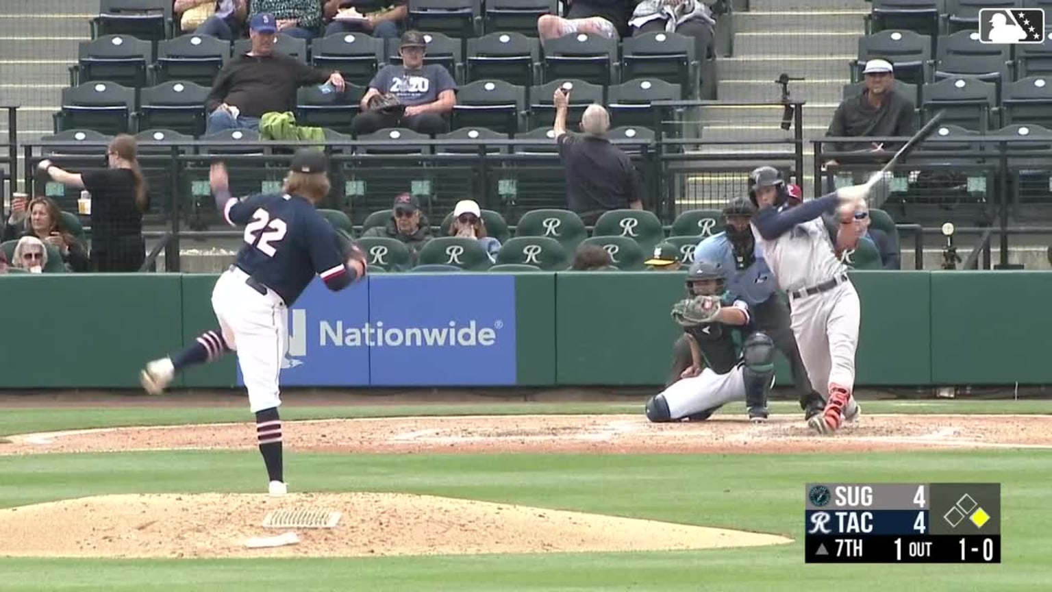 Shay Whitcomb's 25th home run of the season | 08/13/2024 | Space Cowboys