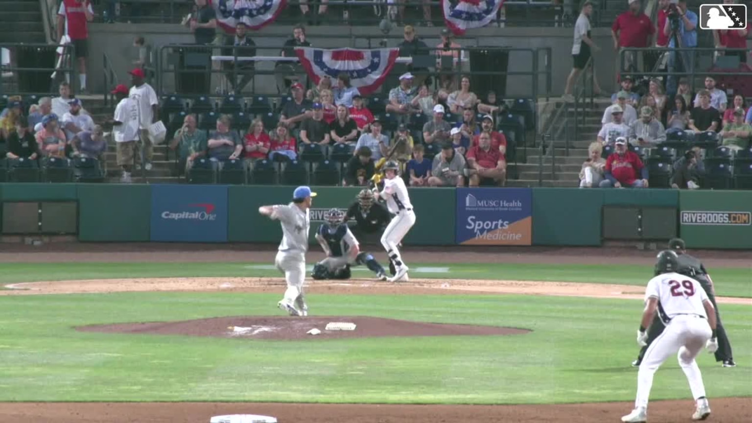 Daniel Pierce reaches on a fielder's choice, fielded by shortstop Ty ...
