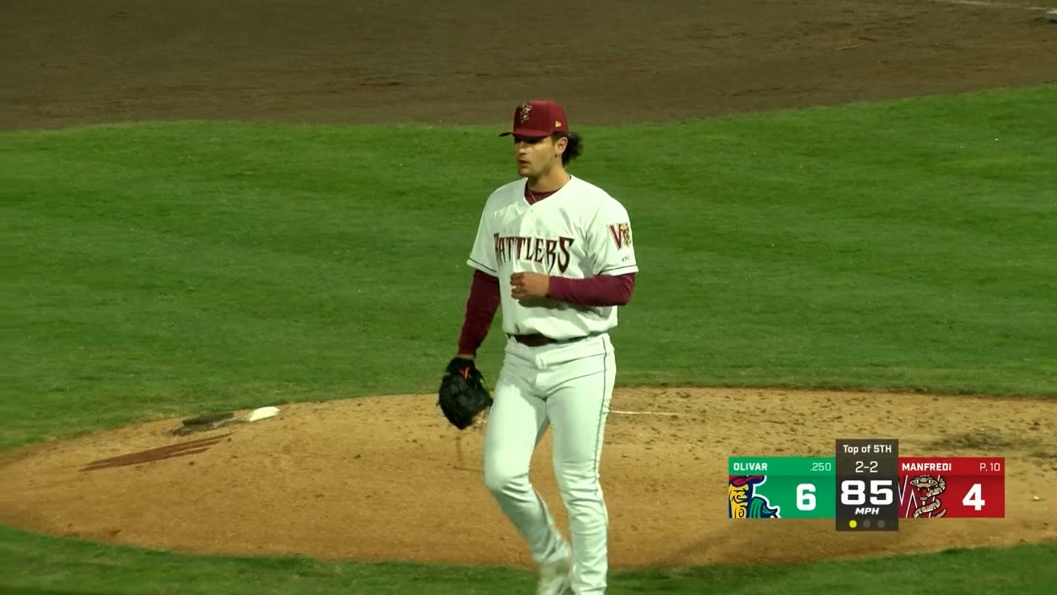 Mark Manfredi K's the first 6 batters he faces | 04/19/2024 | MiLB.com