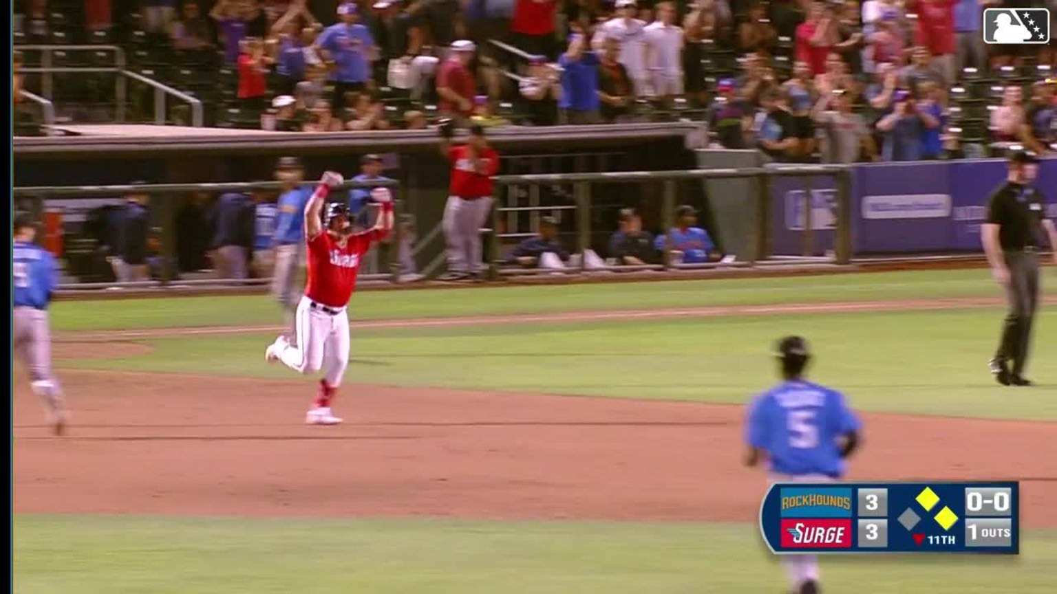 Aaron Sabato swats a walkoff threerun home run 06/16/2024 Wind Surge