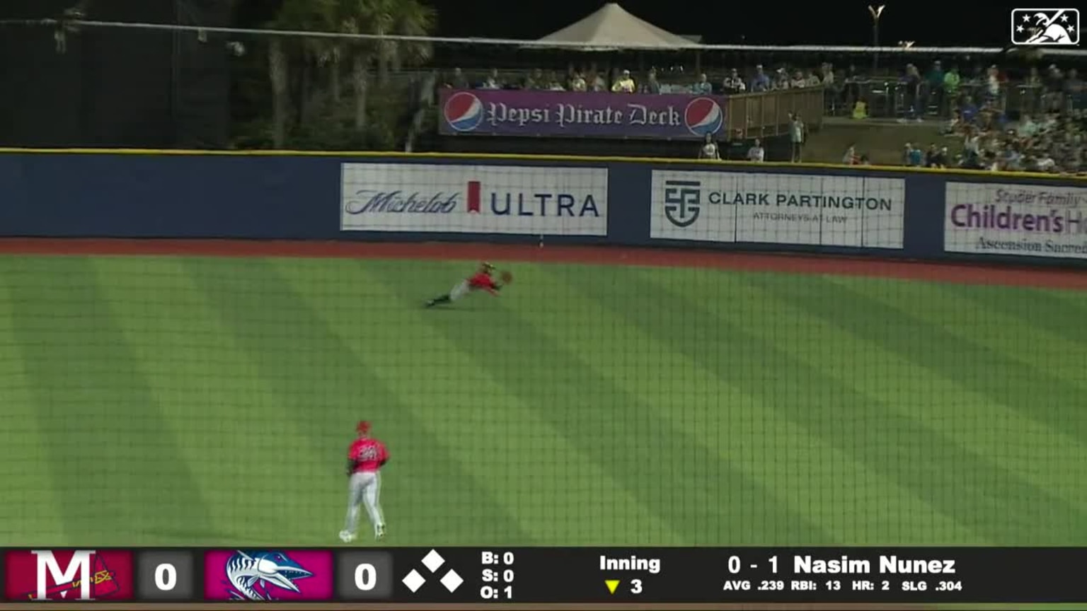 Justin Dean's incredible play | 05/07/2023 | MiLB.com