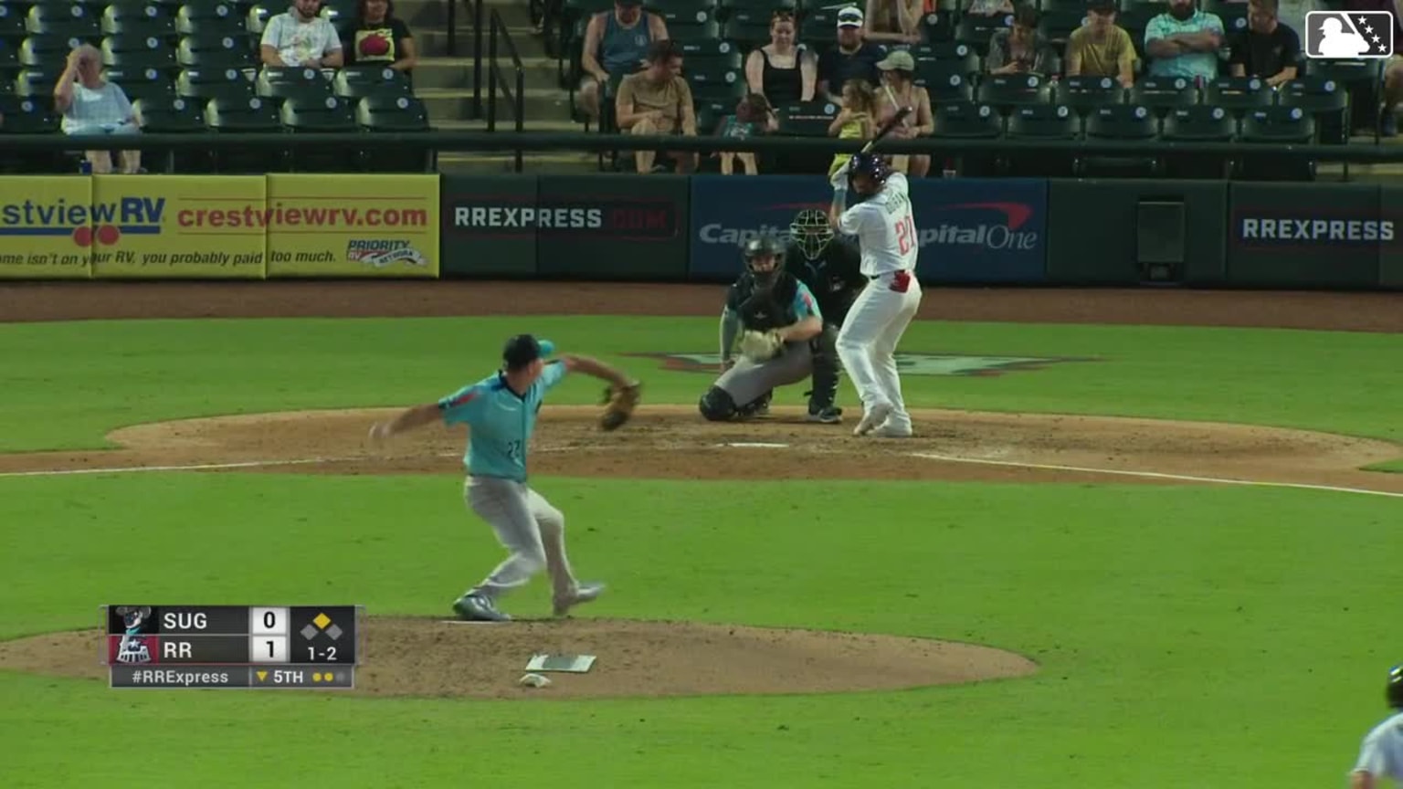 Ryan Gusto registers his sixth and final strikeout | 07/03/2024 | Space ...