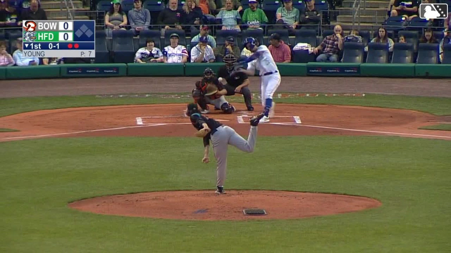 Benny Montgomery's solo homer 04/09/2024 Yard Goats