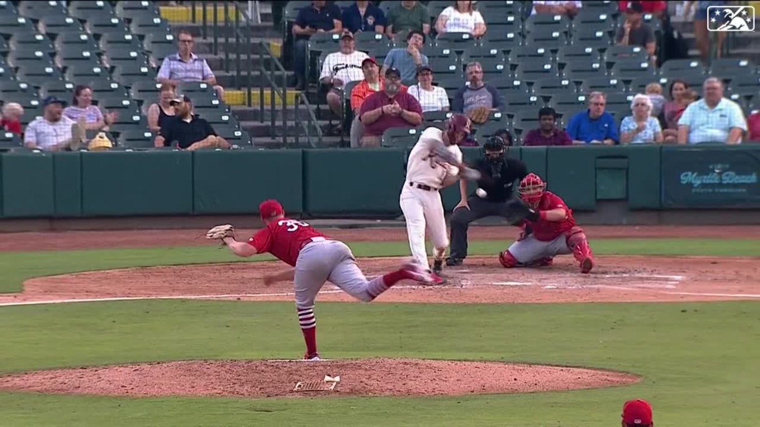 Evan Carter's solo home run 06/22/2023 Cardinals