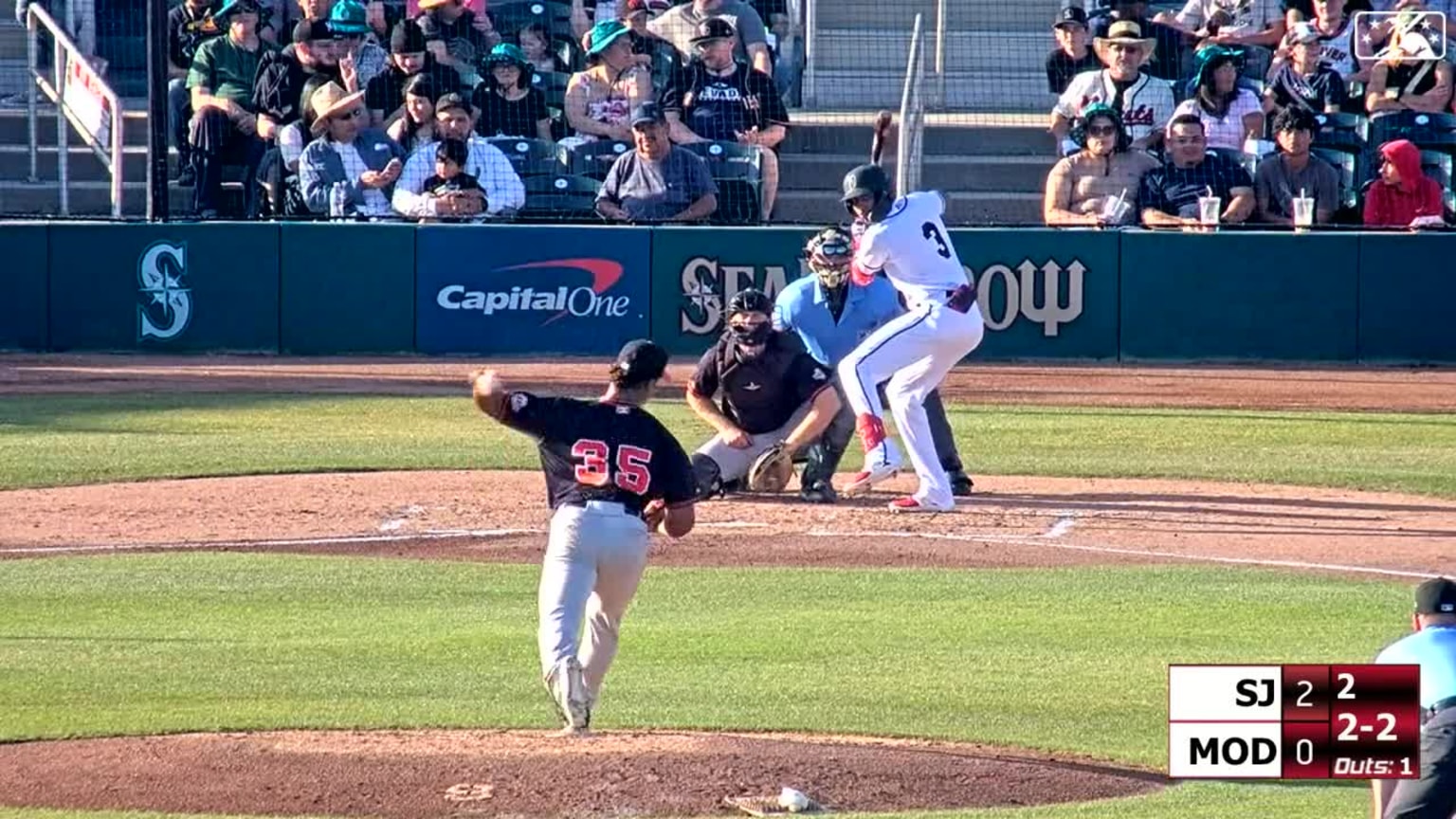 Reggie Crawford strikes out Perez 05/28/2023