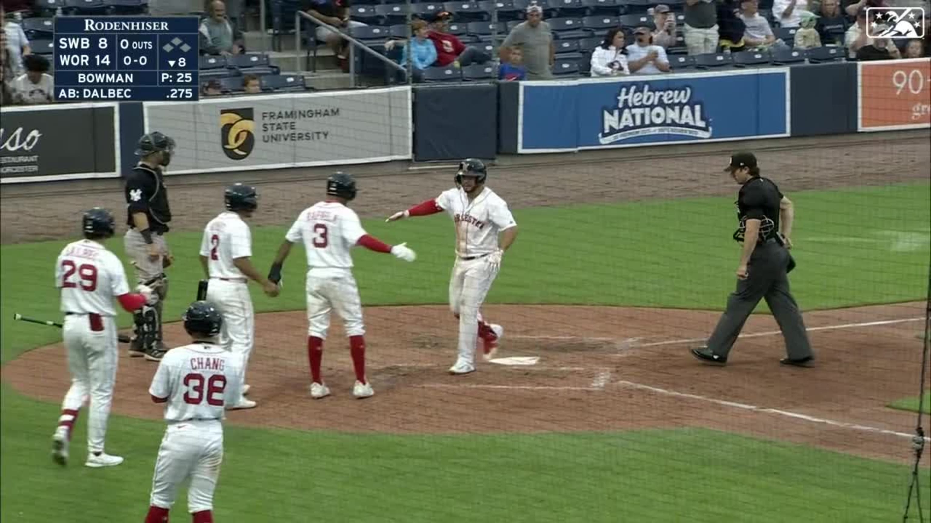 Worcester Red Sox on Instagram: Niko Kavadas for the second time tonight!