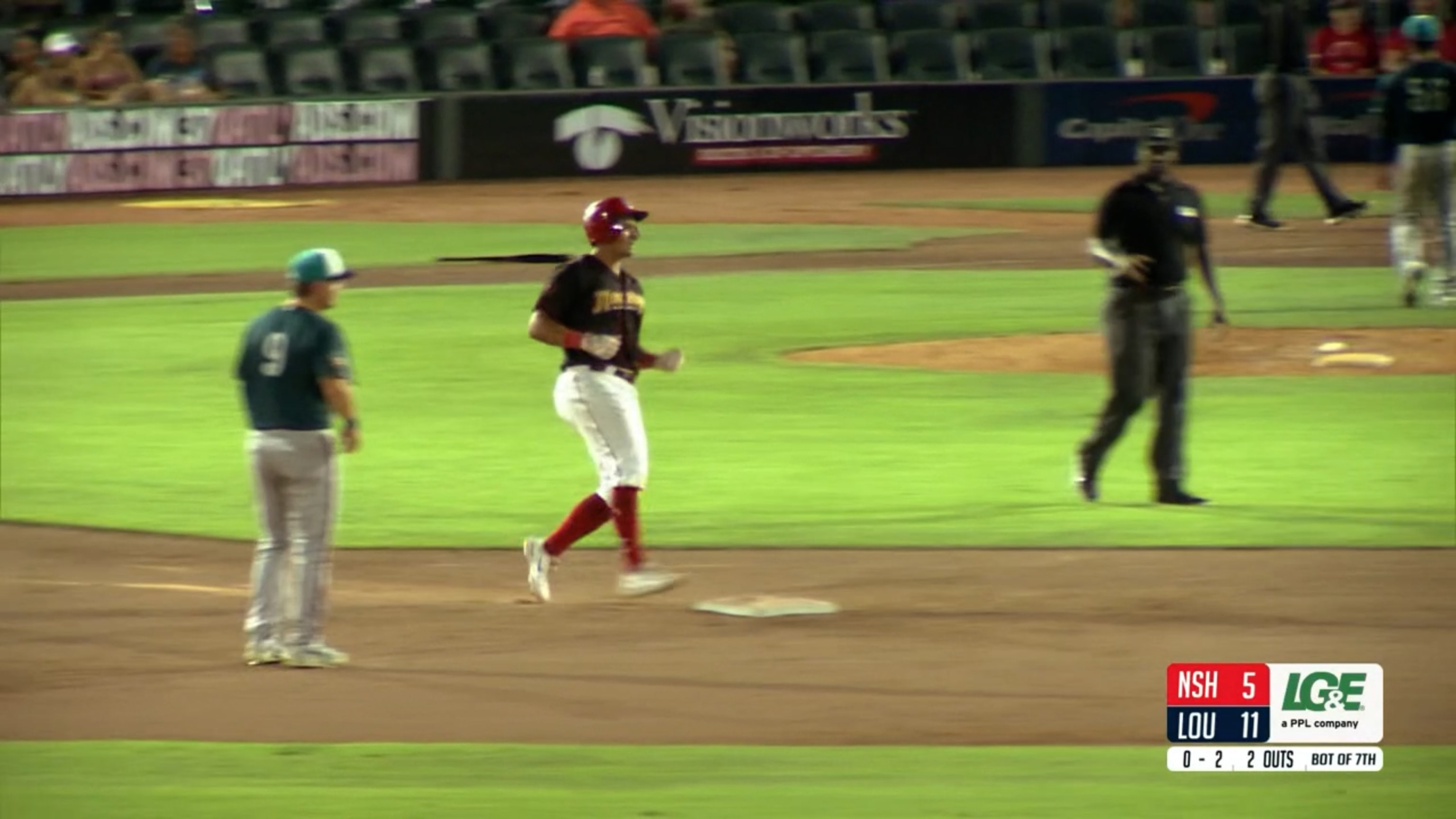 Hunter Greene fans a batter, 08/06/2023