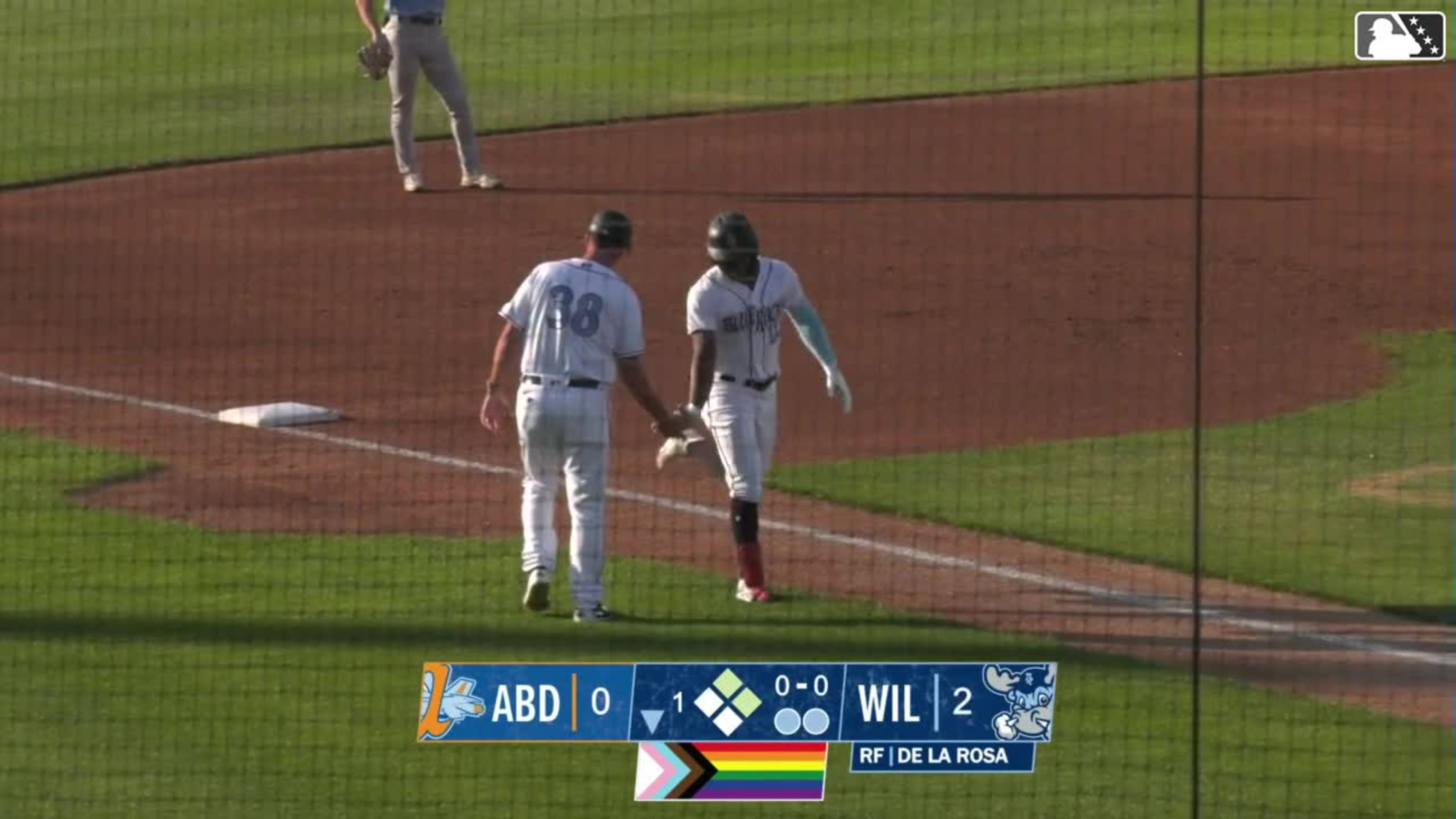 Jeremy De La Rosa's three-run home run | 06/21/2024 | Blue Rocks