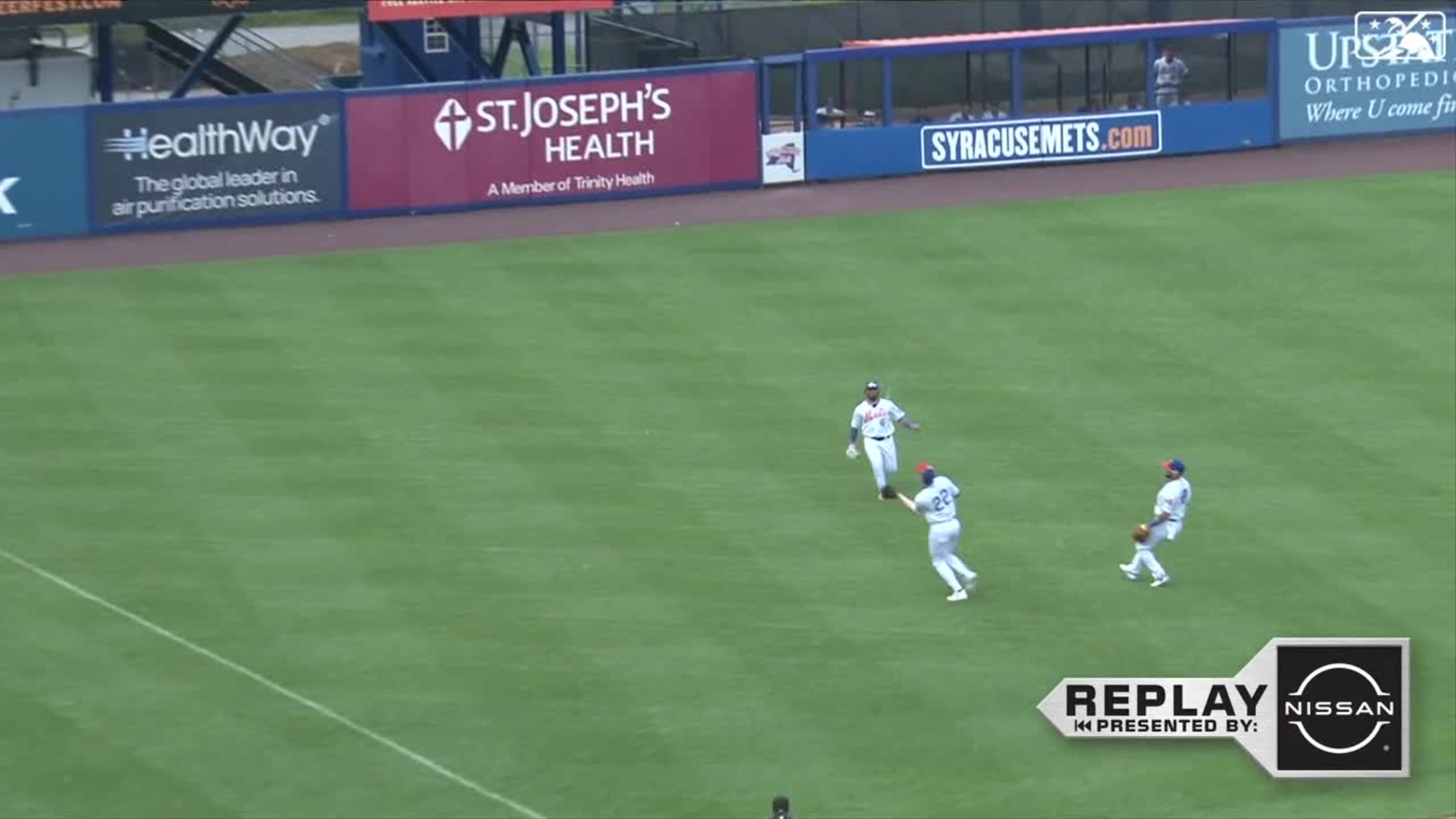 New York Mets third baseman Bret Baty as seen during a MLB game