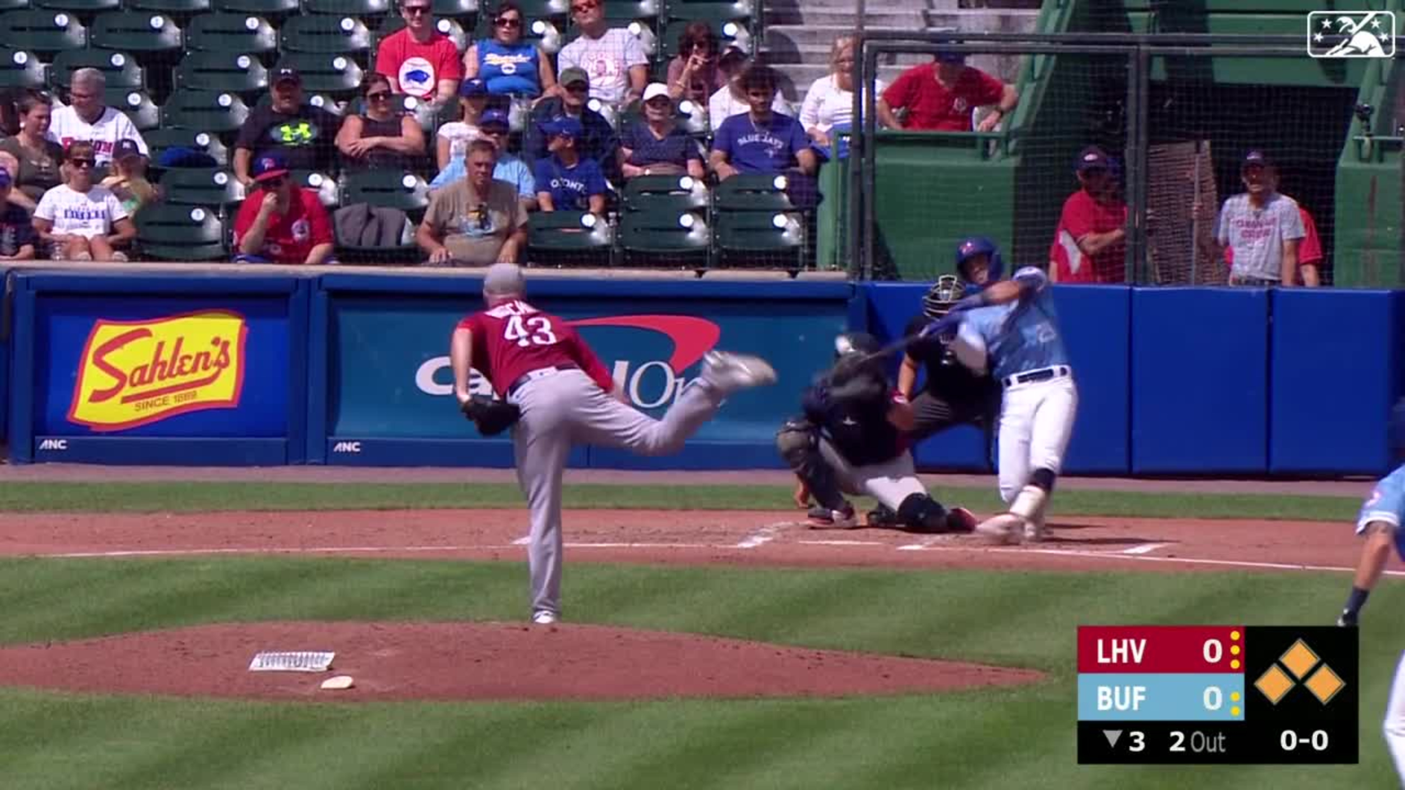 Spencer Jones' first Double-A hit, 08/27/2023