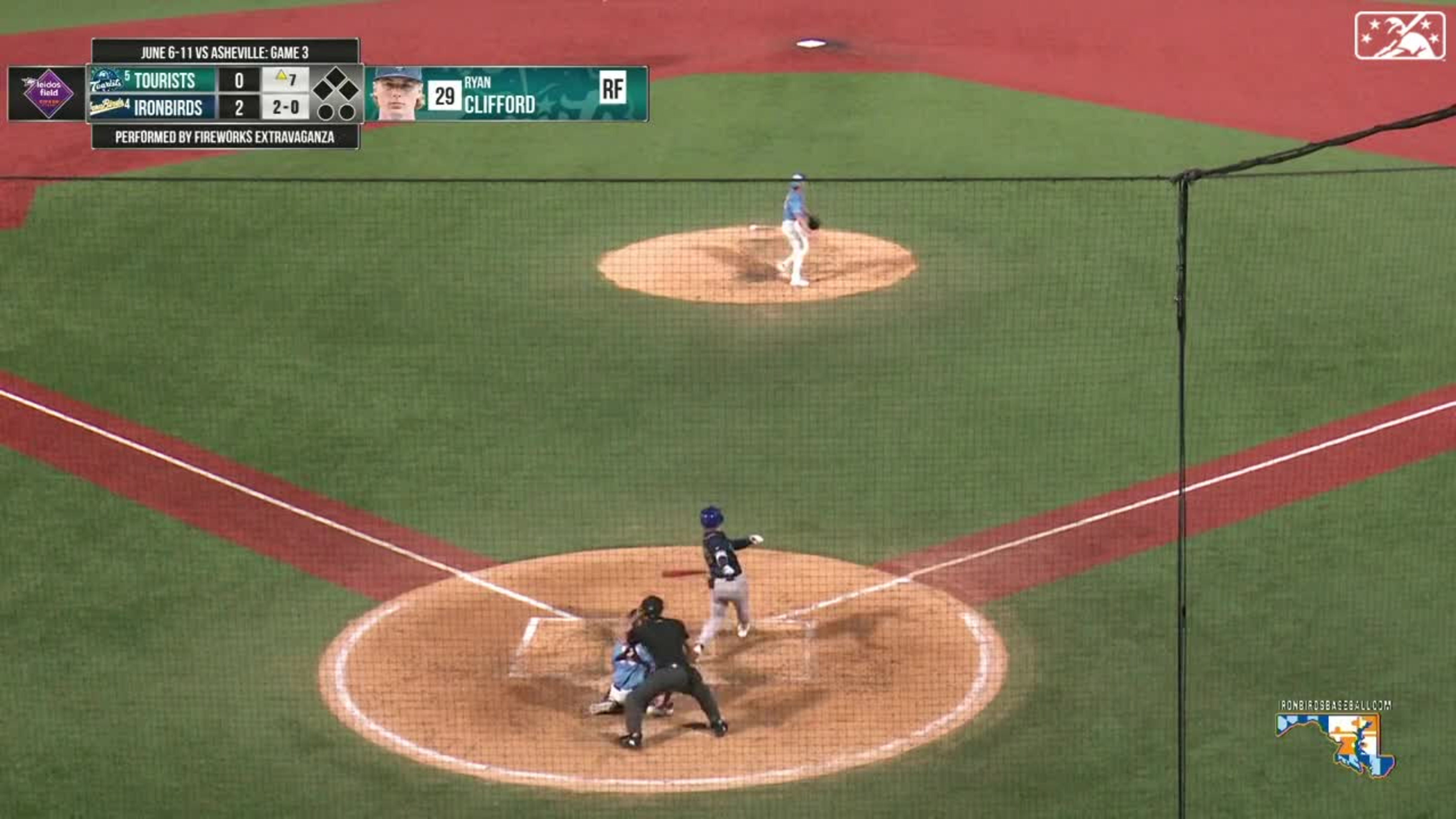 Ryan Clifford's two-run dinger, 07/23/2023